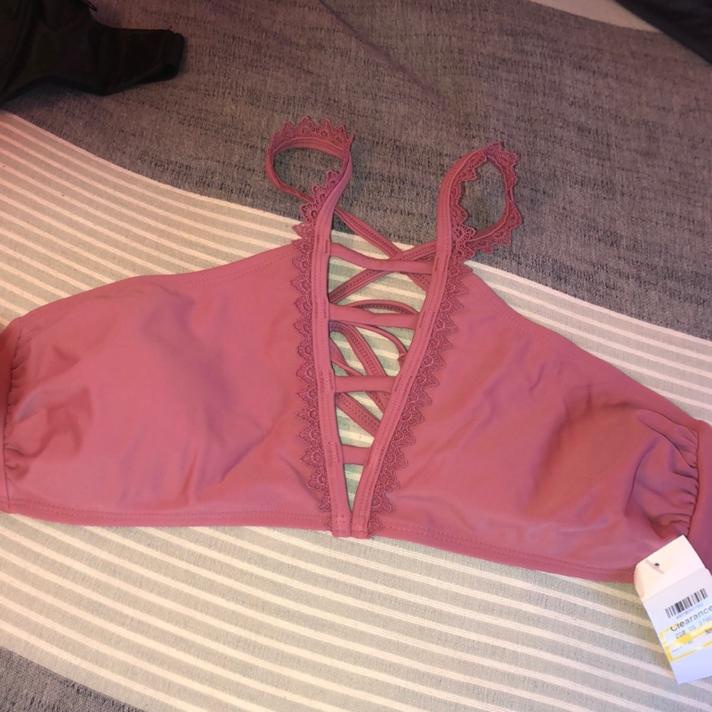 NWT mauve bathing suit top